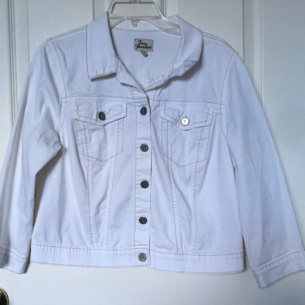 White Jean Jacket